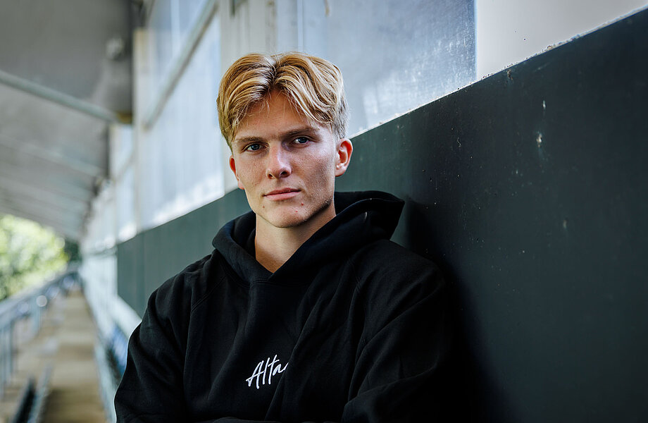 SCR Altach mit Fanartikel-Stand im Zimbapark