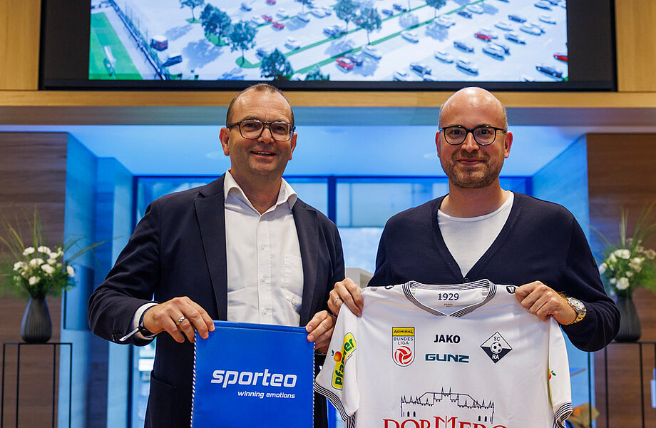 sporteo und SCR Altach verlängern Partnerschaft um sechs Jahre