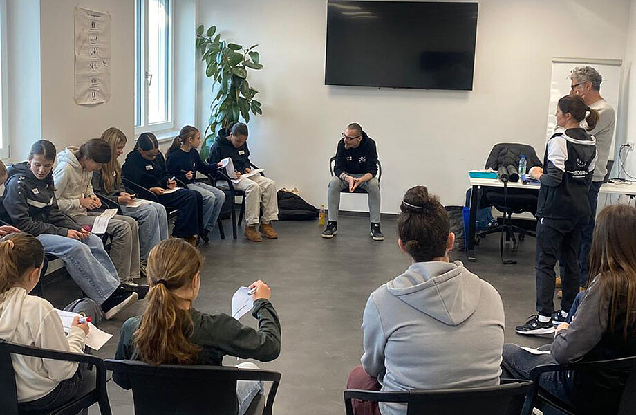 Gewaltpräventions-Workshop für SCRA-Nachwuchs