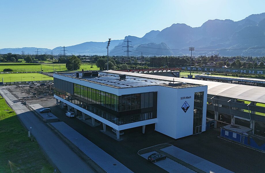 SCR Altach und illwerke vkw ziehen positives Zwischenfazit zur Green Energy Partnerschaft