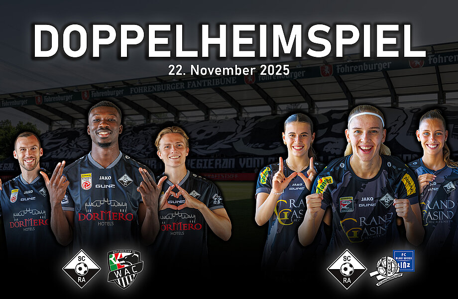 Doppelheimspiel am Samstag